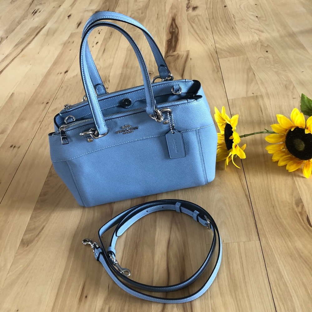 COACH Small Margot Crossbody Light Blue/Silver